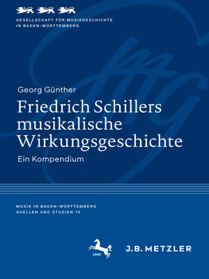 cover image of Friedrich Schillers musikalische Wirkungsgeschichte